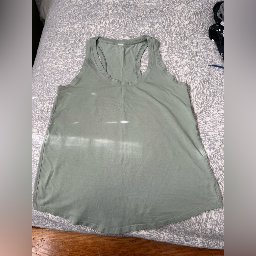 Lululemon Athletica Light Green Tank Top
